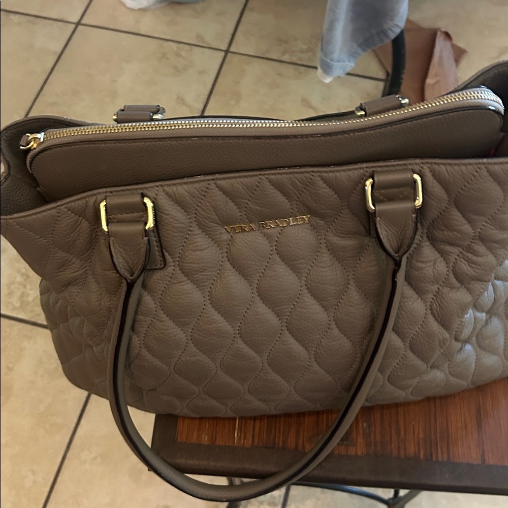 FREE SHIPPING!! Vera Bradley Large Quilted Leather Bag
NWOT - Picture 5 of 8